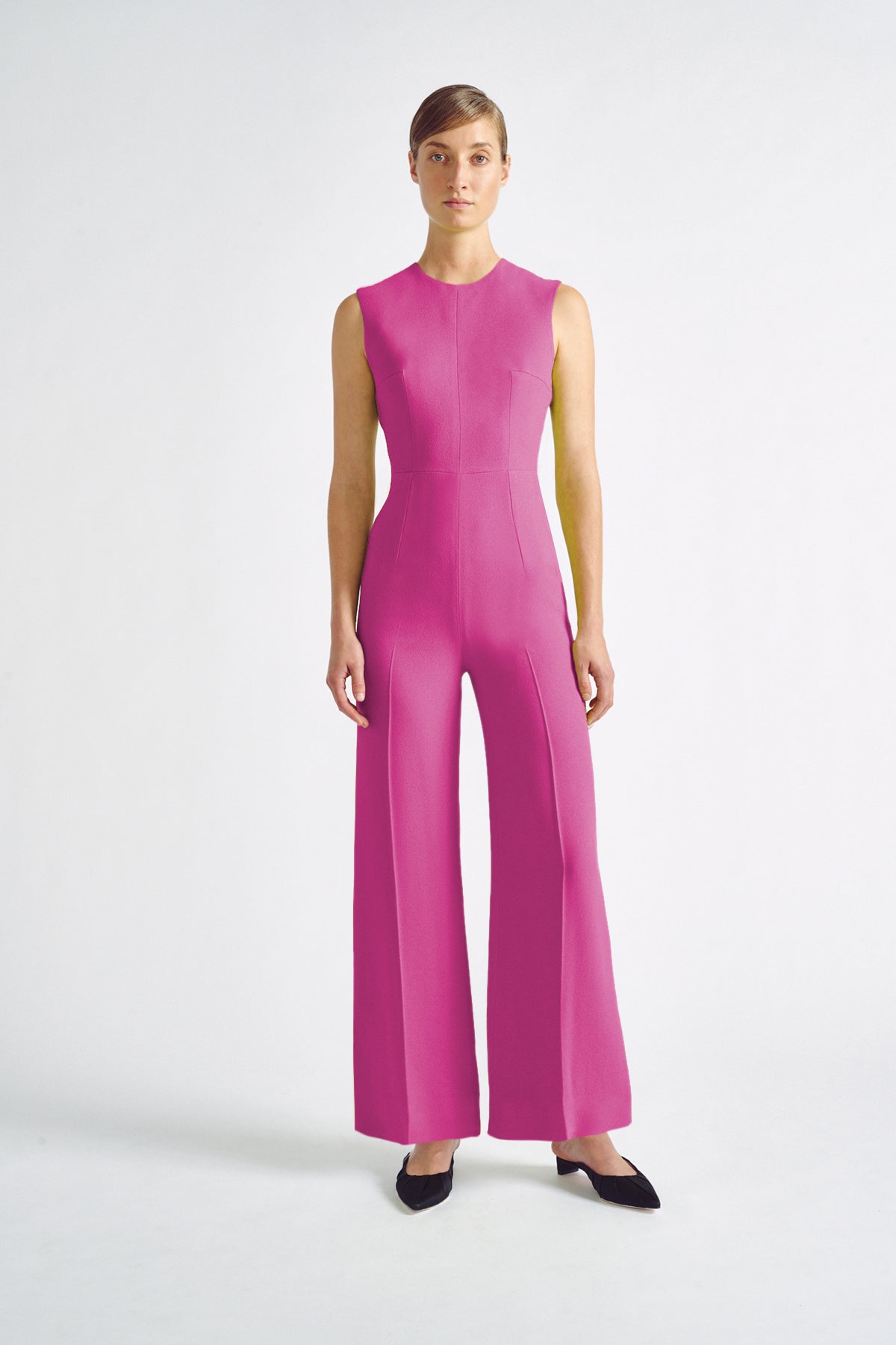 Barley Jumpsuit | Pink Sleeveless ...